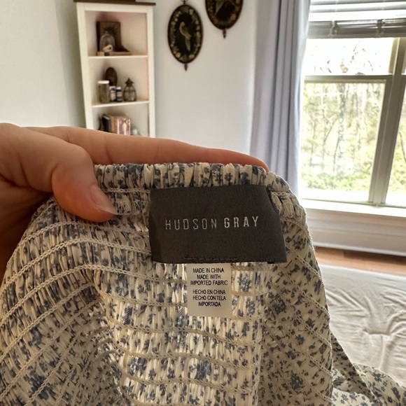 Floral Puff Sleeve Peplum Top - Picture 4 of 4